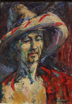 Roman Biliński (1897-1981), Autoportret (1956)