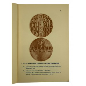 Katalog medali wybitych w Mennicy Państwowej w Warszawie w roku 1971