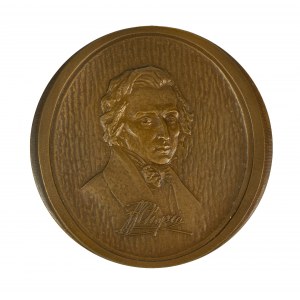 Medal CHOPIN Żelazowa Wola, brąz, średnica 69mm