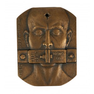 Medal W 65 rocznicę Obławy Augustowskiej, brąz, rozmiar 50 x 65mm, nakład 150 egz.