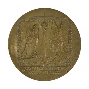 STASIŃSKI Józef - Medal SACRUM POLONIAE MILLENNIUM, sygnowany