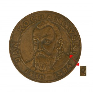 Medal JAN KOCHANOWSKI 1530 - 1584 W hołdzie wielkiemu poecie PTTK woj. radomskiego