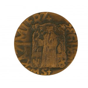 Medal św. Kazimierz 1484 - 1984 Czciciel Maryji, Obrońca Uciśnionych, Ojciec Ubogich