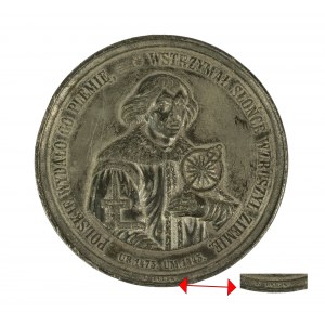 [POLSKA XIXw.] Medal na 400-lecie urodzin Mikołaja Kopernika, 1873r.