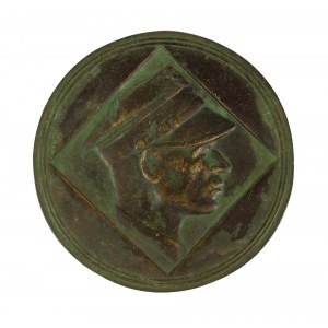 Medal / plakiet WESTERPLATTE, duży, średnica 102mm