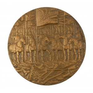 Medal JAN III SOBIESKI król Polski, PTAiN Warszawa 1983, sygnowany BCH [36]