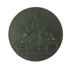 Medal 100 rocznica śmierci Tadeusza Kościuszki 1917, [wersja większa], sygnowany CHUDZIŃSKI, egzemplarz z 28 aukcji WCN i 11 aukcji GNDM [45]