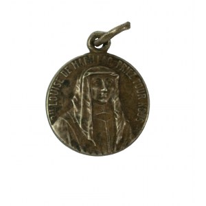 Medalik św. Ludwika [Ludwika de Marillac], patronka pracowników socjalnych, [101]