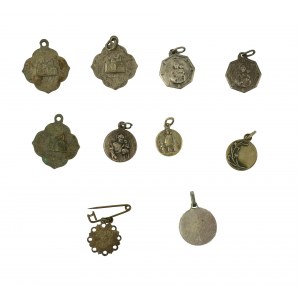 Medaliki, św. Antoni, 10 sztuk, różne wzory [94]