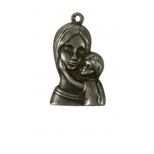 Medalik Madonna z dzieciątkiem, [srebro] [14]