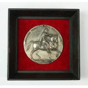 Plakieta / medalion w ramce Warszawa Pomnik X. Józefa Poniatowskiego 1763-1813 [42]