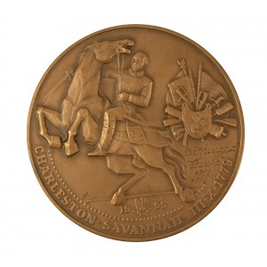 Medal Generał Kazimierz Pułaski / Charleston - Savannah, Konfederacja Barska [40]