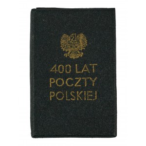 Odznaka 400 lat Poczty Polskiej 1558-1958 w oryginalnym etui