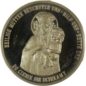 Medal [srebro - p.925] dwujęzyczny polsko-niemiecki SOLIDARNOŚĆ / Bratnia pomoc dla Polaków UNC