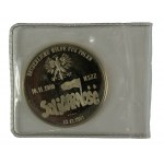 Medal [srebro - p.925] dwujęzyczny polsko-niemiecki SOLIDARNOŚĆ / Bratnia pomoc dla Polaków UNC