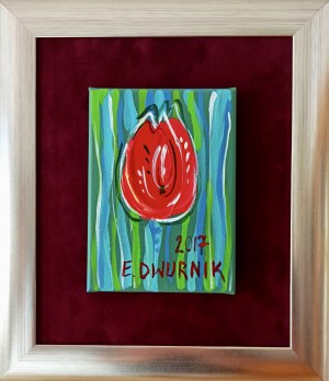 Edward Dwurnik, Tulipan, 2017