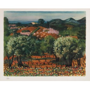 Mojżesz Kisling (1891 Kraków - 1953 Sanary-sur-Mer), Pejzaż z Prowansji