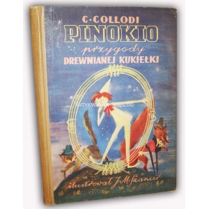 COLLODI- PINOKIO Przygody drewnianej kukiełki 1951