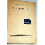 GOMBROWICZ - FERDYDURKE wyd.1 z 1938r. il. BRUNO SCHULZ