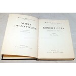 SHAKESPEARE - ROMEO I JULIA wyd. 1929przeklad Paszkowski ilustracje