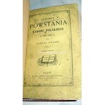 GILLER- HISTORJA POWSTANIA NARODU POLSKIEGO w 1861 -1864r. t.1-4 (komplet) wyd. 1867