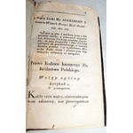 PRAWO KODEXU KARZĄCEGO DLA KRÓLESTWA POLSKIEGO wyd. 1818