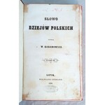 KORONOWICZ- SŁOWO DZIEJÓW POLSKICH t.1-3 (komplet w 3 wol.) wyd. 1858-60r.