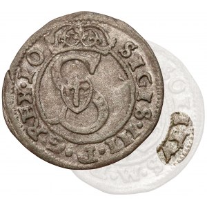 Zygmunt III Waza, Szeląg Wilno 1592 - SOLITVS - rzadki