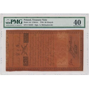 50 złotych 1794 - C - PMG 40