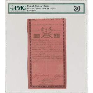 100 złotych 1794 - C - PMG 30