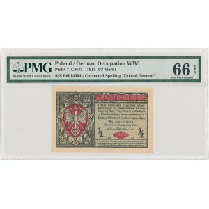 Generał 1/2 mkp 1916 - B - PMG 66 EPQ