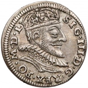 Zygmunt III Waza, Trojak Wilno 1591 - Chalecki - z walca