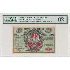 Generał 5 mkp 1916 ...biletów - A - PMG 62