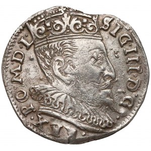 Zygmunt III Waza, Trojak Wilno 1595 - Chalecki