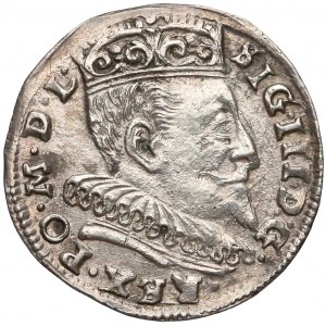 Zygmunt III Waza, Trojak Wilno 1594 - duża głowa