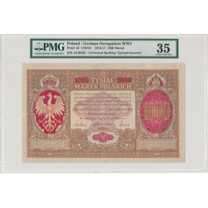 Generał 1.000 mkp 1916 - PMG 35