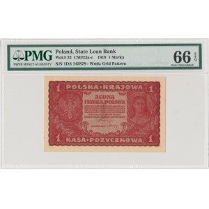1 mkp 08.1919 - I Serja DS - PMG 66 EPQ