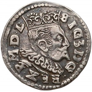 Zygmunt III Waza, Trojak Lublin 1596 - IE - data po bokach Lwa