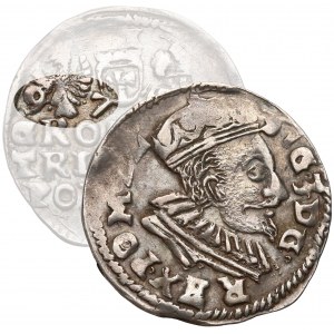 Zygmunt III Waza, Trojak Lublin 1597 - data przy Orle - rzadkość