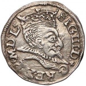 Zygmunt III Waza, Trojak Lublin 1598 - pełna data, bez L