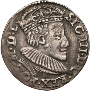 Zygmunt III Waza, Trojak Olkusz 1588 - mała głowa 