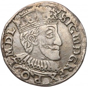 Zygmunt III Waza, Trojak Olkusz 1592 - data po bokach