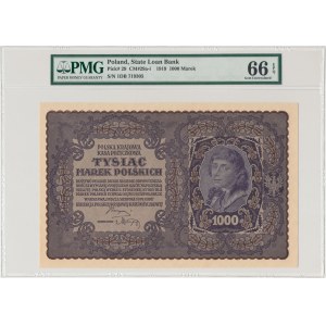 1.000 mkp 08.1919 - I Serja DB - PMG 66 EPQ