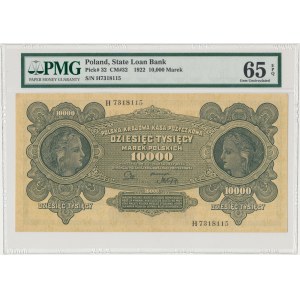 10.000 mkp 1922 - H - PMG 65 EPQ