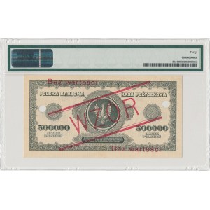 WZÓR 500.000 mkp 1923 - K - PMG 40