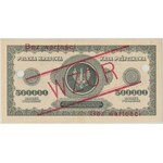 WZÓR 500.000 mkp 1923 - K - PMG 40
