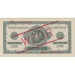 WZÓR 500.000 mkp 1923 - D - perforacja - PMG 45