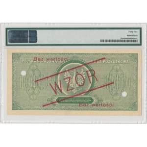 WZÓR 1 mln mkp 1923 - A - 7-cyfr - PMG 45