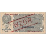 WZÓR 5 mln mkp 1923 - A - perforacja ukośna - PMG 55