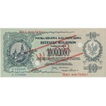 WZÓR 10 mln mkp 1923 - A - PMG 40